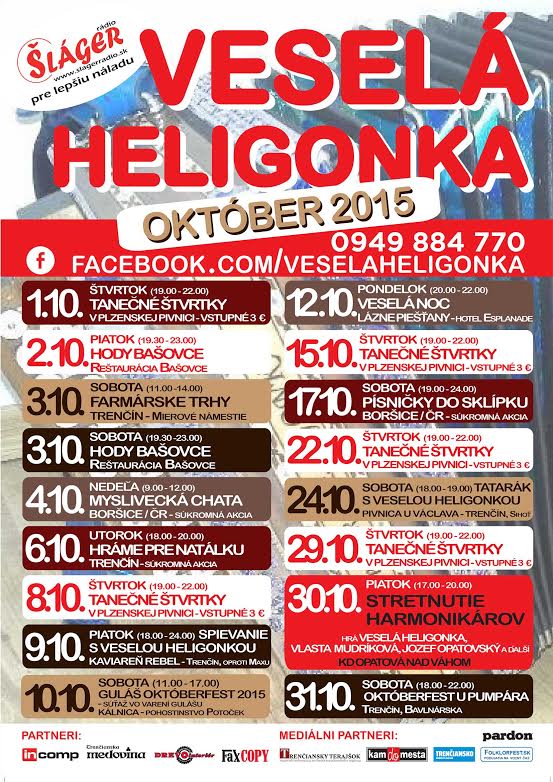 Veselá heligonka Trenčín - október 2015
