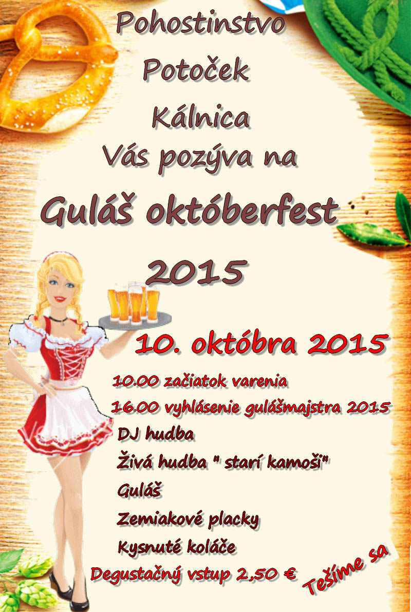 Guláš októberfest 2015 Kálnica