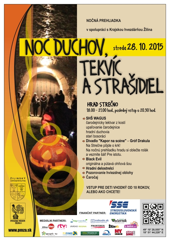 Noc duchov, tekv�c a stra�idiel - hrad Stre�no 2015