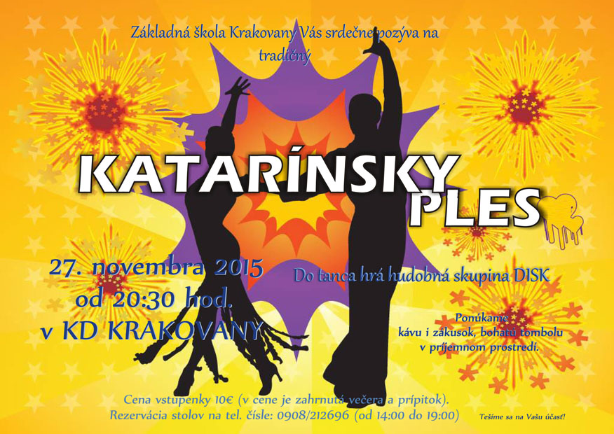 Katarínsky ples Krakovany 2015