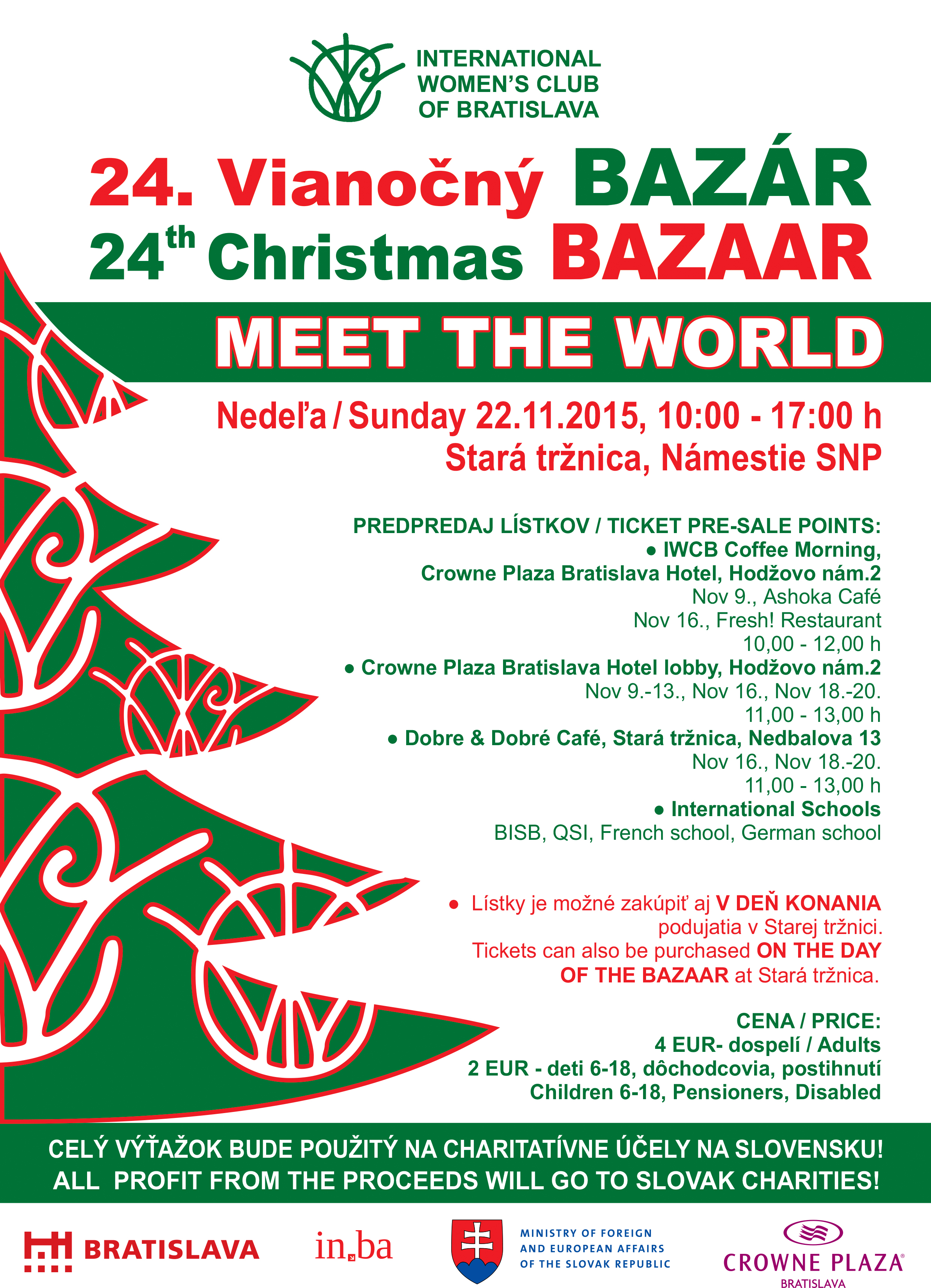 24nd IWCB Christmas Bazaar / 24. ronk Vianon bazr - 2015