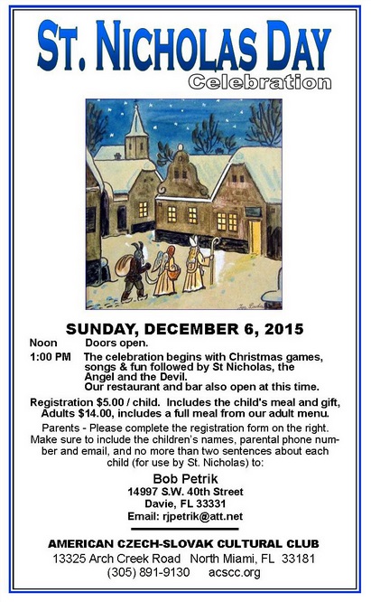 St. Nicholas Day Celebration 2015 Florida