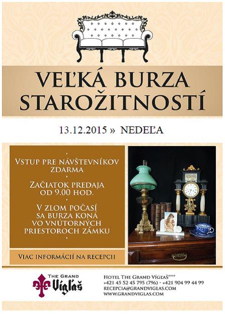 Ve�k� burza staro�itnost� V�g�a� - december 2015