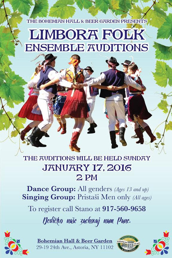 Slovak Folk Ensemble LIMBORA Auditions 2015 New York 