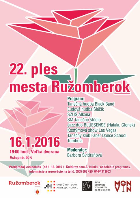  XXII. ples mesta Ružomberok 2016