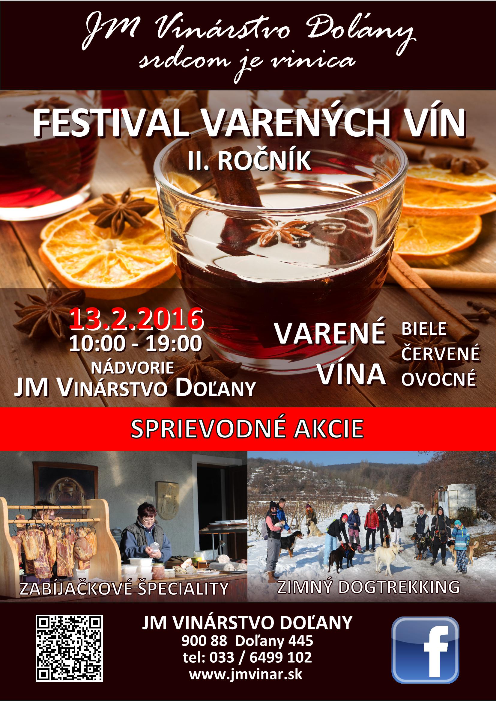 Festival varených vín Doľany 2016 -  2. ročník