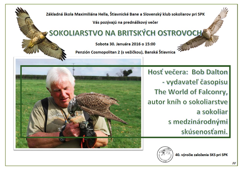 Sokoliarstvo na britských ostrovoch Banská Štiavnica 2016