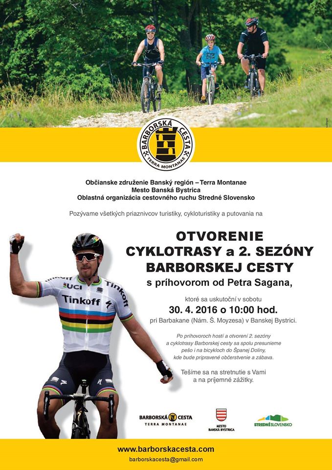 Otvorenie cyklotrasy a 2. sezóny Barborskej cesty 2016