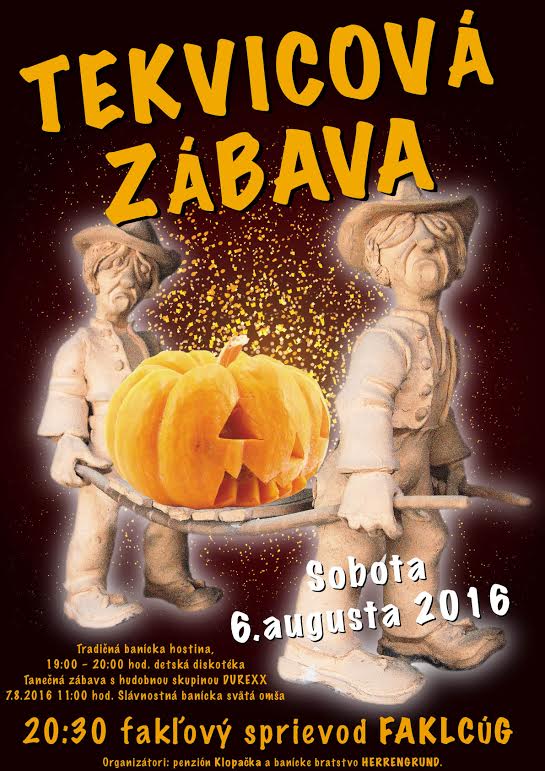 Banícka hostina a Tekvicová zábava a Faklcúg Špania Dolina 2016