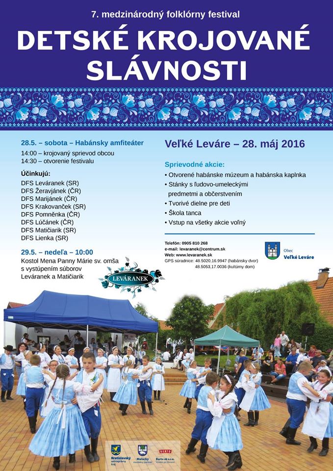Detsk krojovan slvnosti Vek Levre 2017 - 7.medzinrodn folklrny festival 