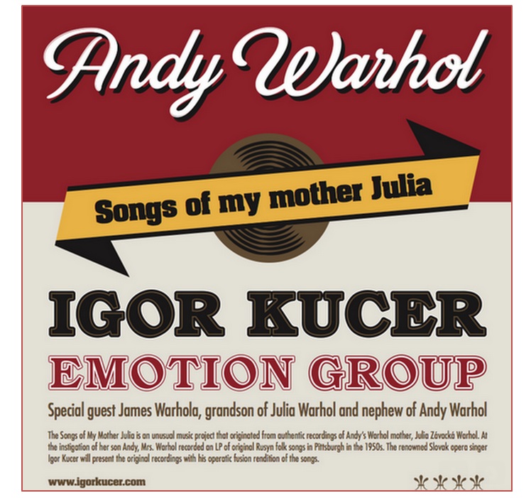 Igor Kucer Emotion Group - presents songs by Andy Warhol's mother Julia Warhola New York City 2016
