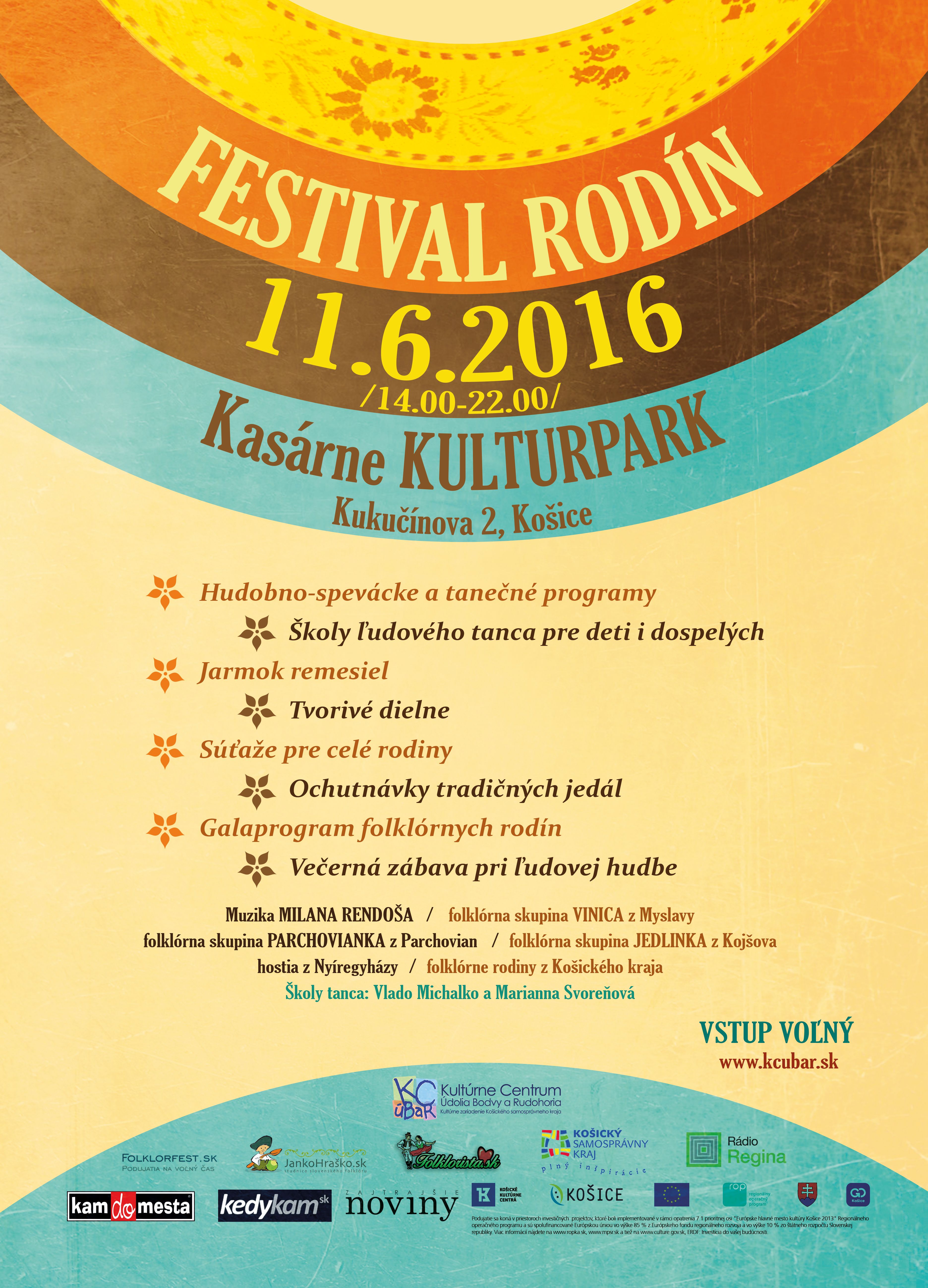 Festival rodín Košice 2016