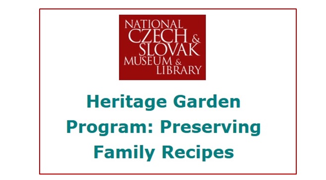 Heritage Garden Program: Preserving Family Recipes 2016 Iowa