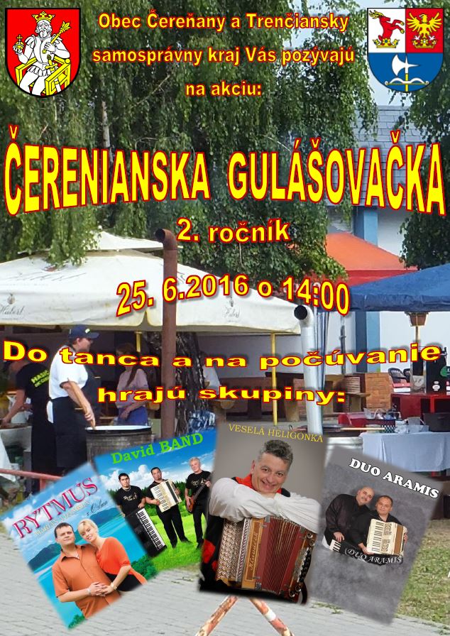 Čerenianska gulášovačka Čereňany 2016