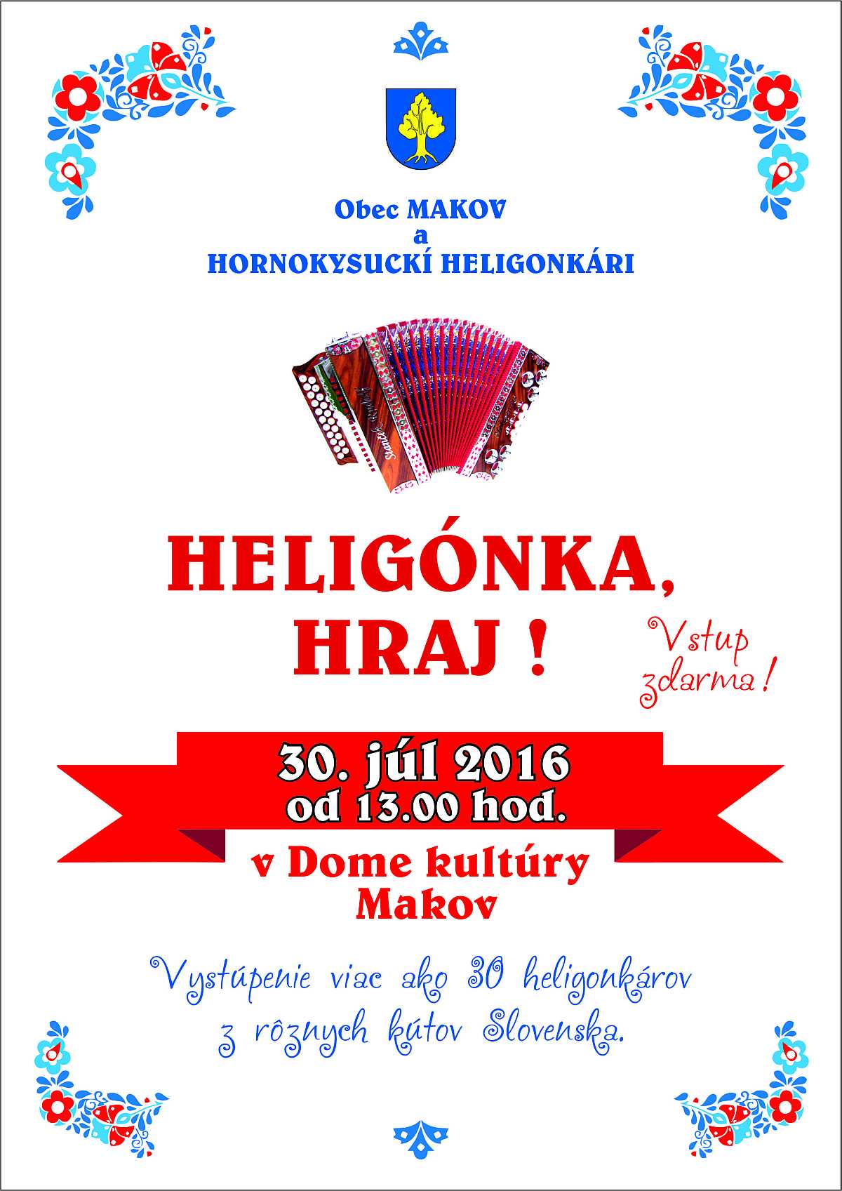 Heligónka hraj! Makov 2016