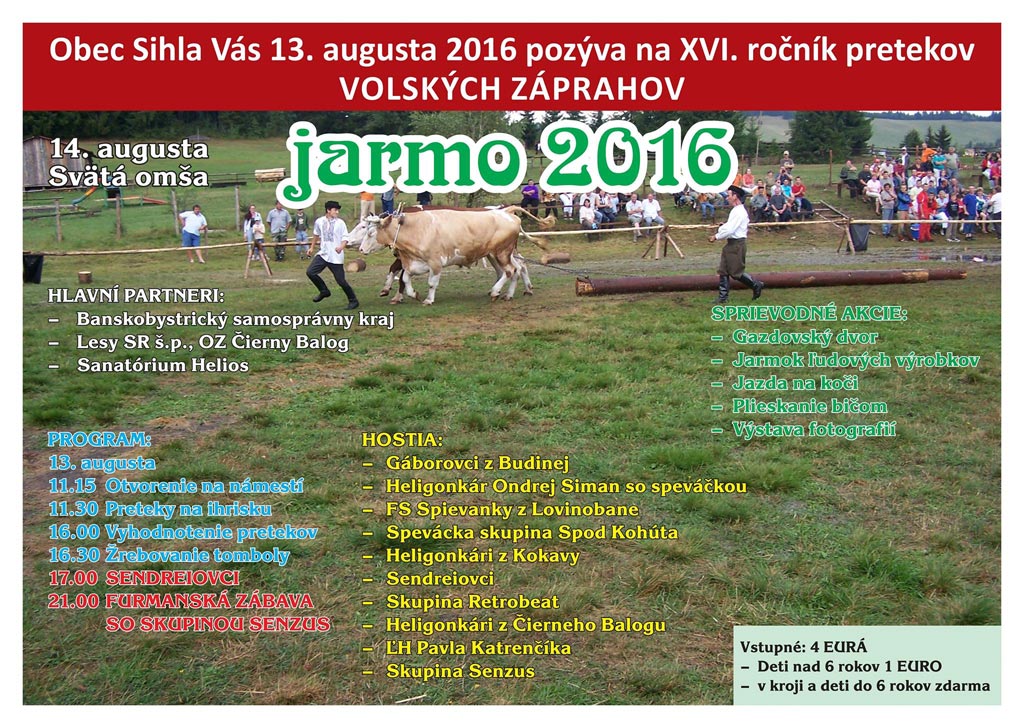 Jarmo 2016 Sihla - 16. ročník