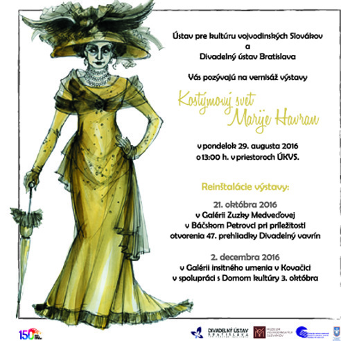 Kostýmový svet Marije Havran Novi Sad 2016