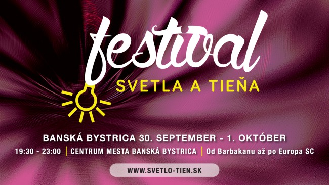 Festival svetla a tie�a Bansk� Bystrica 2016 - 2. ro�n�k