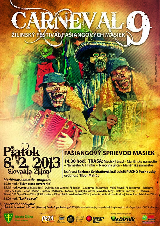  Carneval Slovakia – Žilinský festival fašiangových masiek - 9. ročník