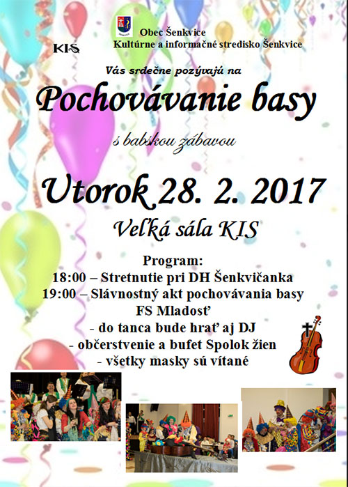 Pochovvanie basy s babskou zbavou enkvice  2017