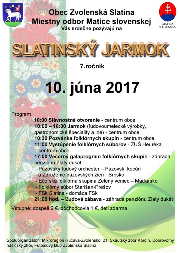 Slatinsk jarmok Zvolensk Slatina 2017  - 7. ronk