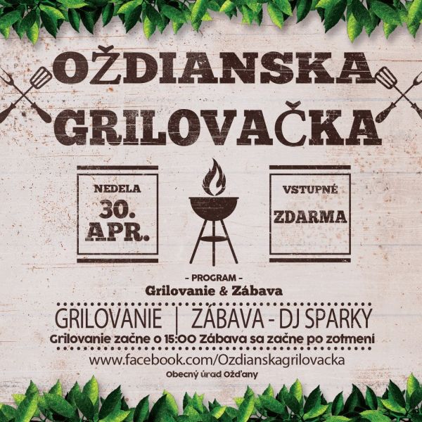 Oždianska Grilovačka 2017 - 8. ročník