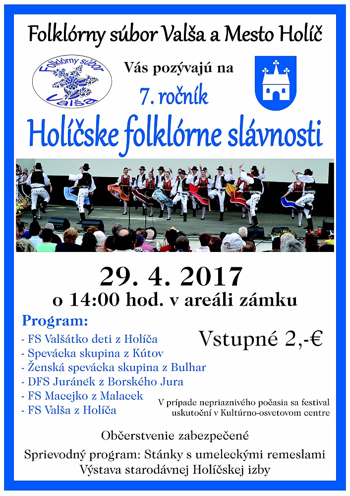 Holičské folklórne slávnosti 2017 - 7. ročník