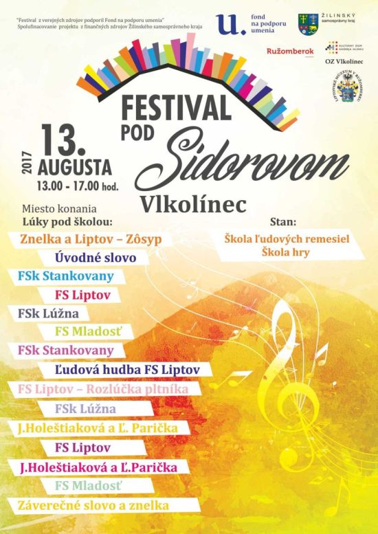 Festival pod Sidorovom Vlkolnec 2017 - 4. ronk