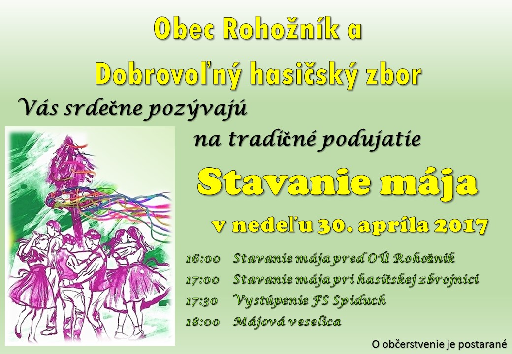 Stavanie m�ja Roho�n�k 2017	