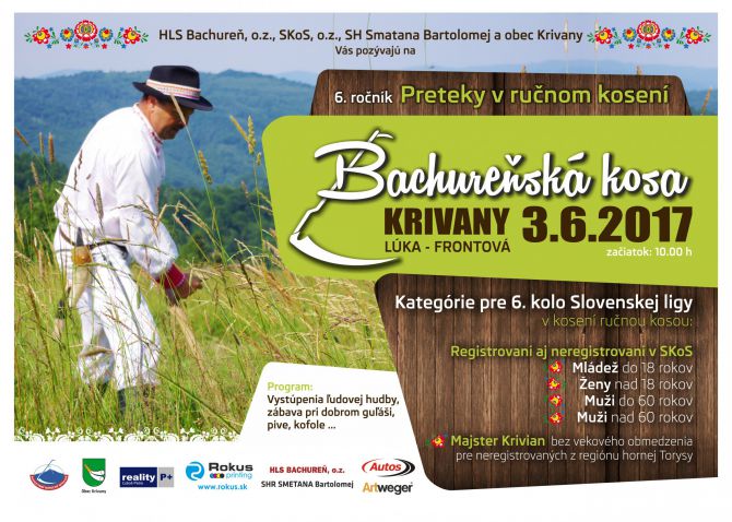 Bachureňská kosa 2017 - 6. ročník