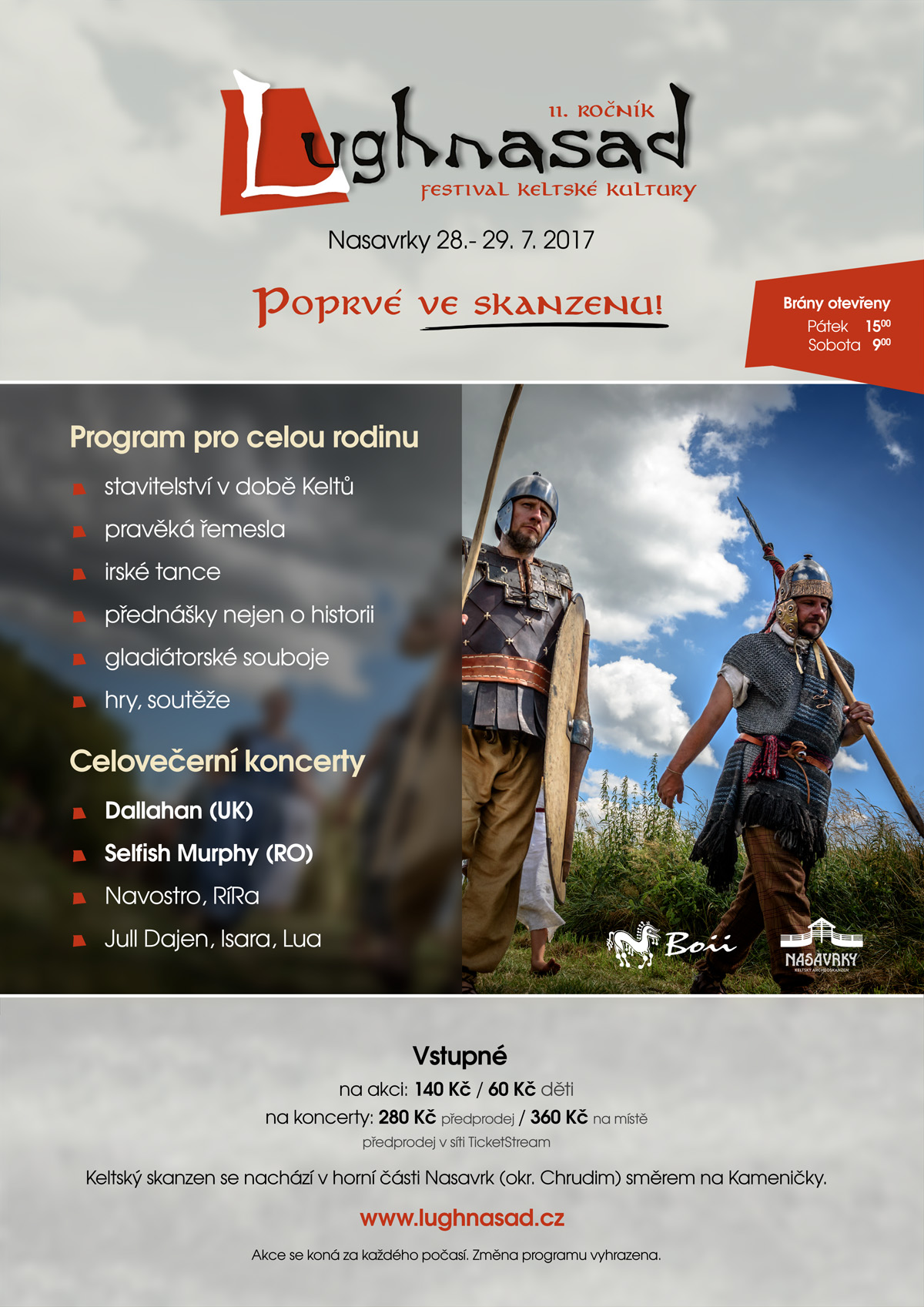 Keltský festival Lughnasad 2017 Nasavrky - 11. ročník