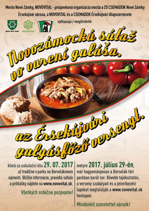 Novozámocká súťaž vo varení guláša Nové Zámky 2017