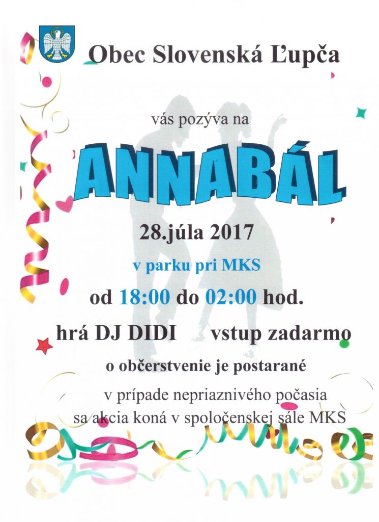 Annabl Slovensk upa 2017