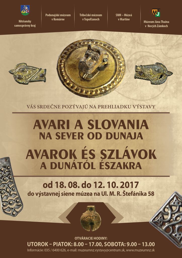 Avari a Slovania na sever od Dunaja  Nov Zmky 2017