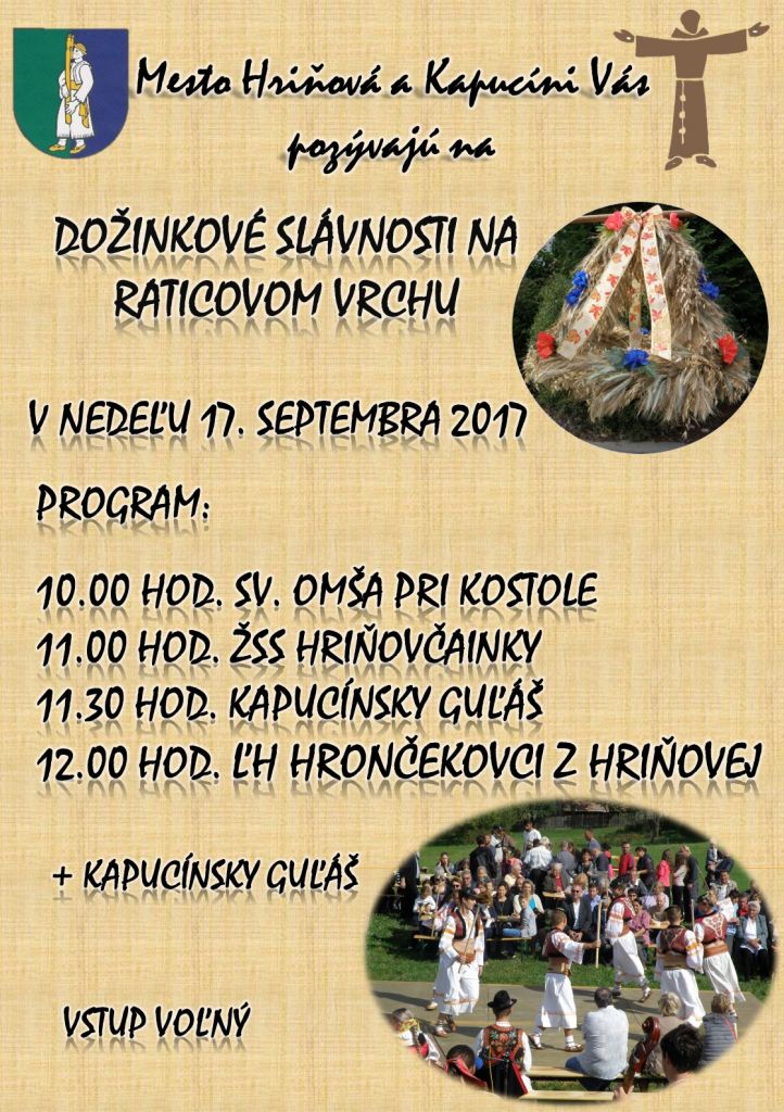 Doinkov slvnosti na Raticovom vrchu 2017 Hriov