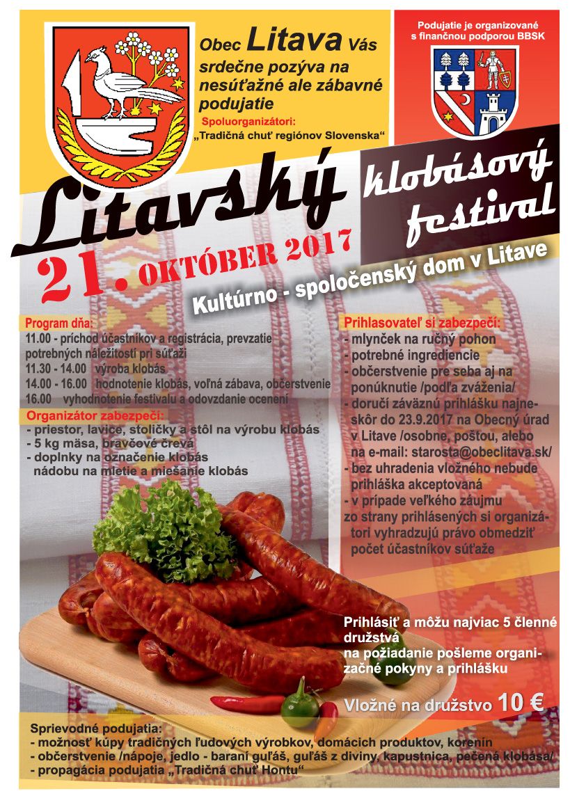 Litavský klobásový festival 2017 Litava 