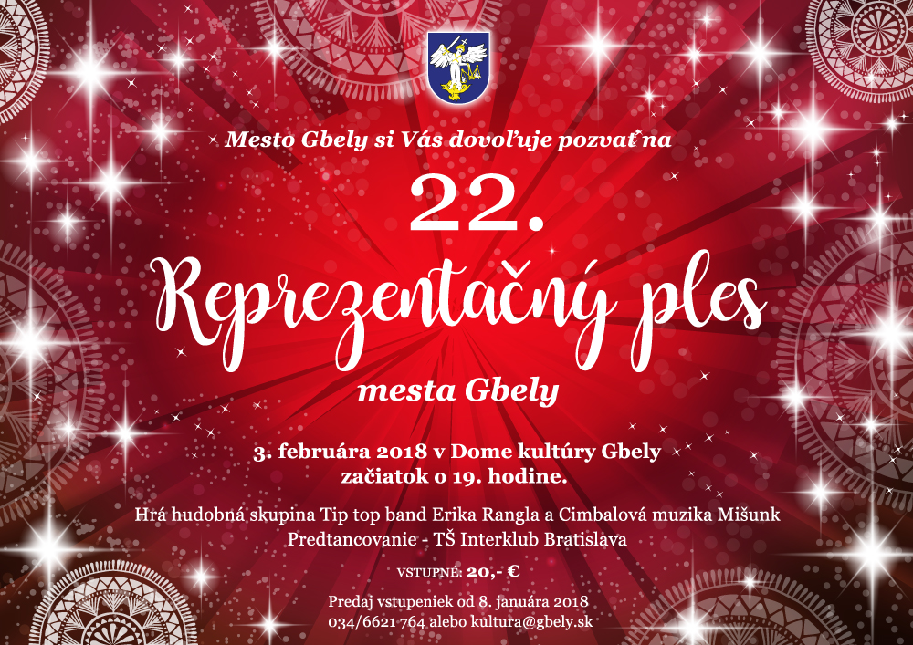 22. Reprezentan ples mesta Gbely 2018