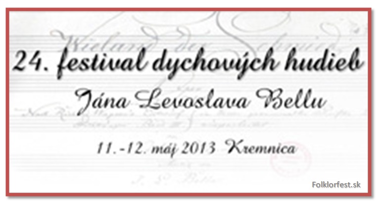 Bellov festival dychovch hudieb - 24. ronk