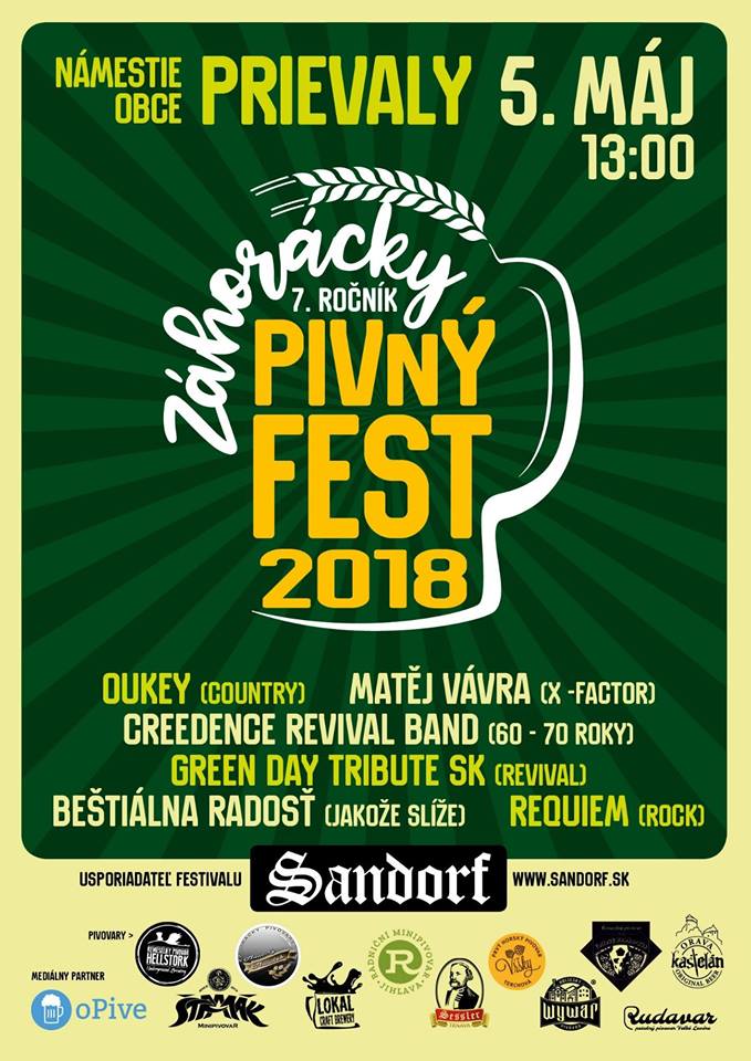 7. Zhorcky pivn festival Prievaly 2018