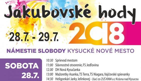Jakubovsk hody Kysuck Nov Mesto 2018