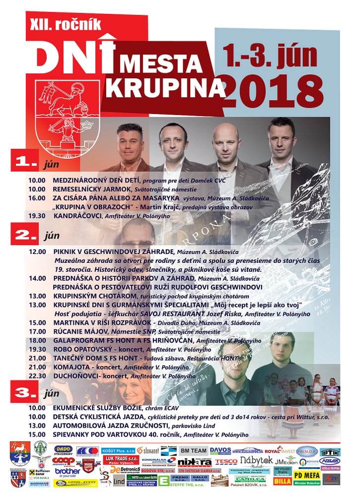 XII. Dni mesta Krupina 2018