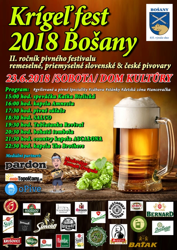 Krge fest 2018 Boany - II. ronk pivnho festivalu 