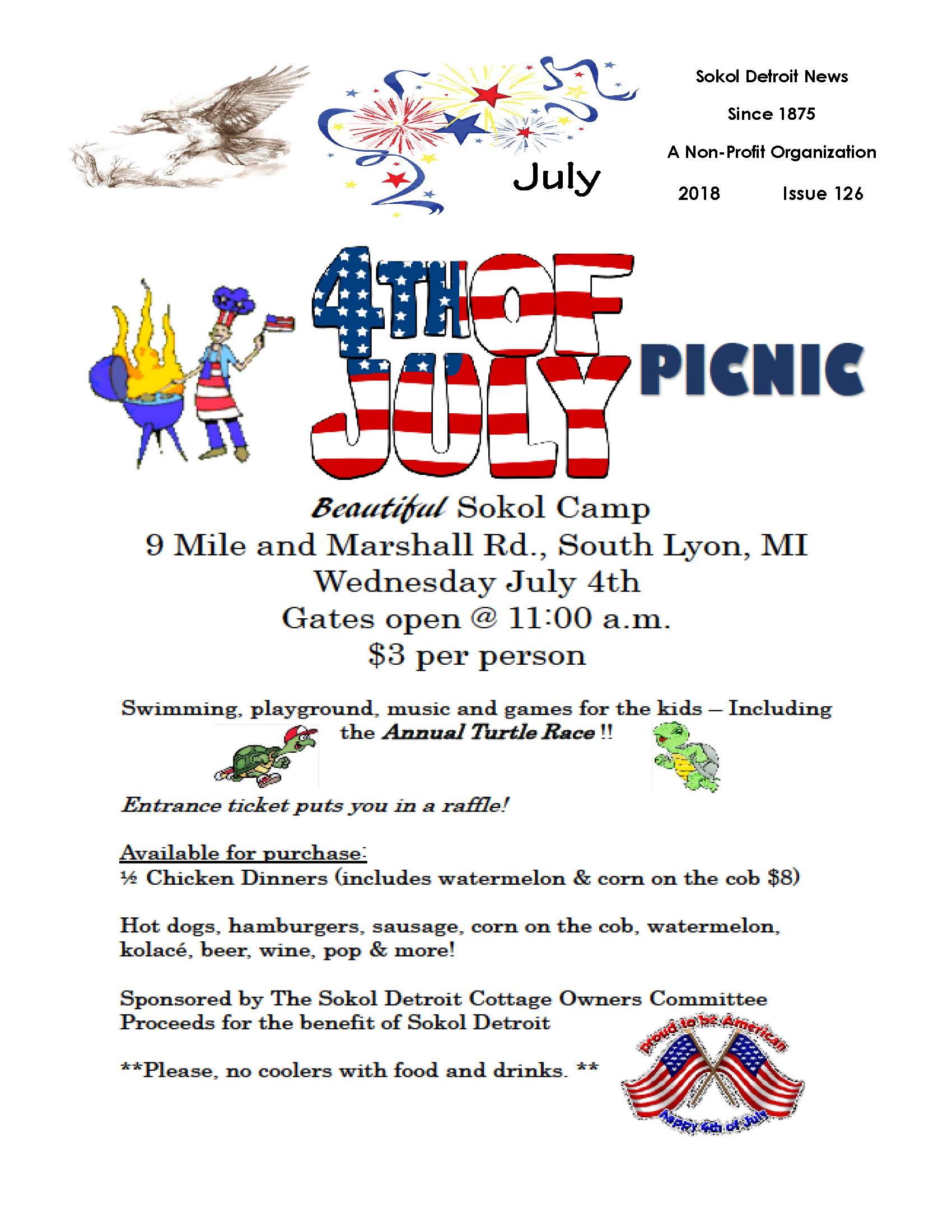 4th July Picnic 2018 Michigan