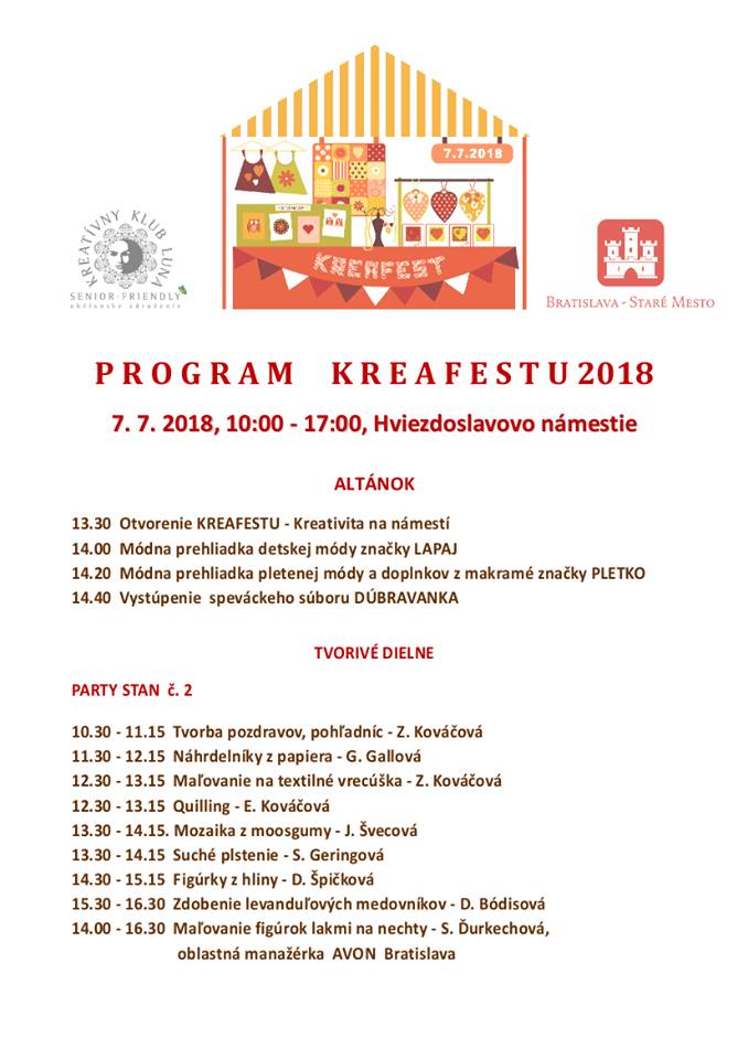Kreafest 2018 Bratislava