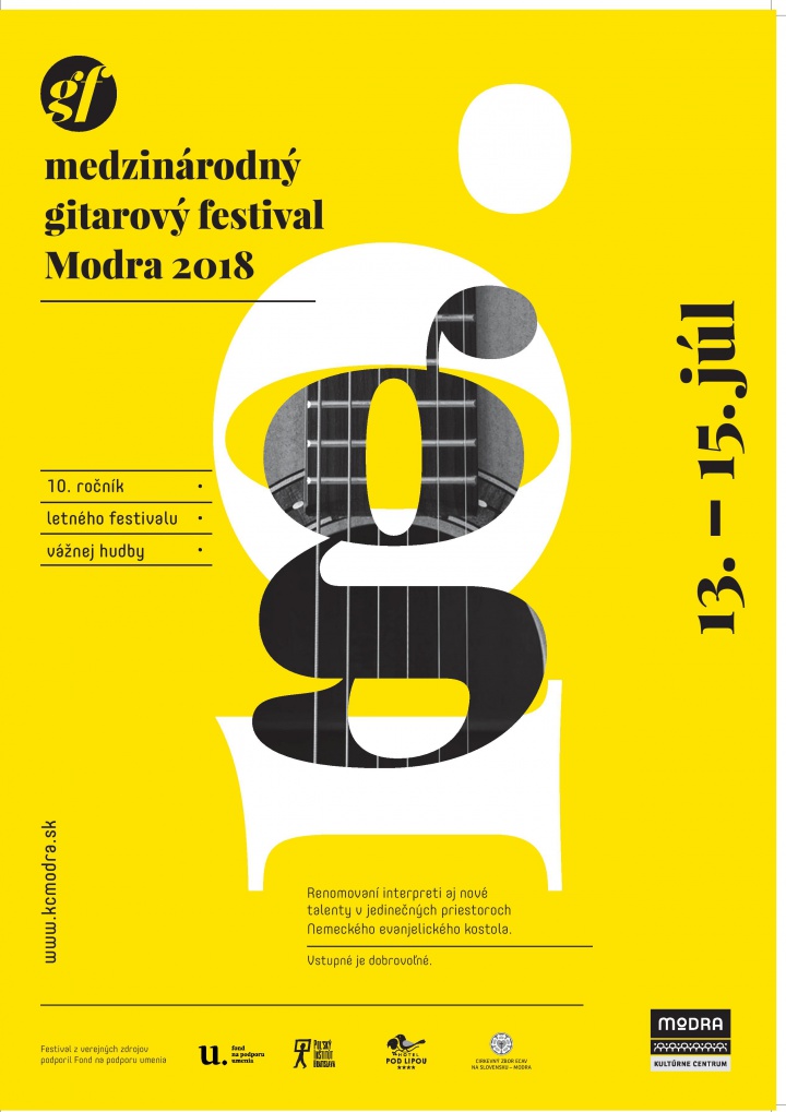 Medzinrodn gitarov festival Modra 2018 - 10. ronk