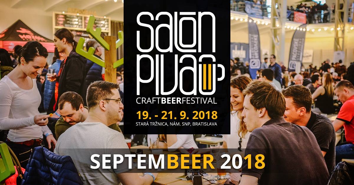 Salón Piva - CraftBEERfestival Bratislava - september 2018