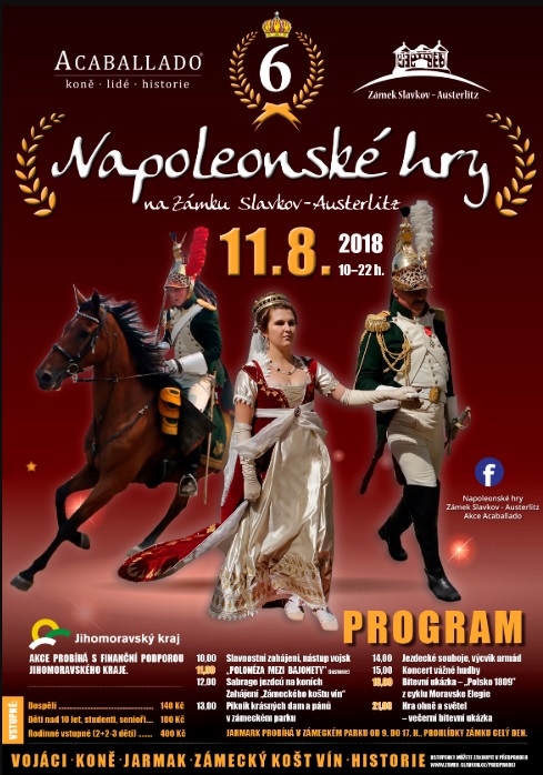 Napoleonsk hry na Zmku Slavkov- Austerlitz u Brna 2018