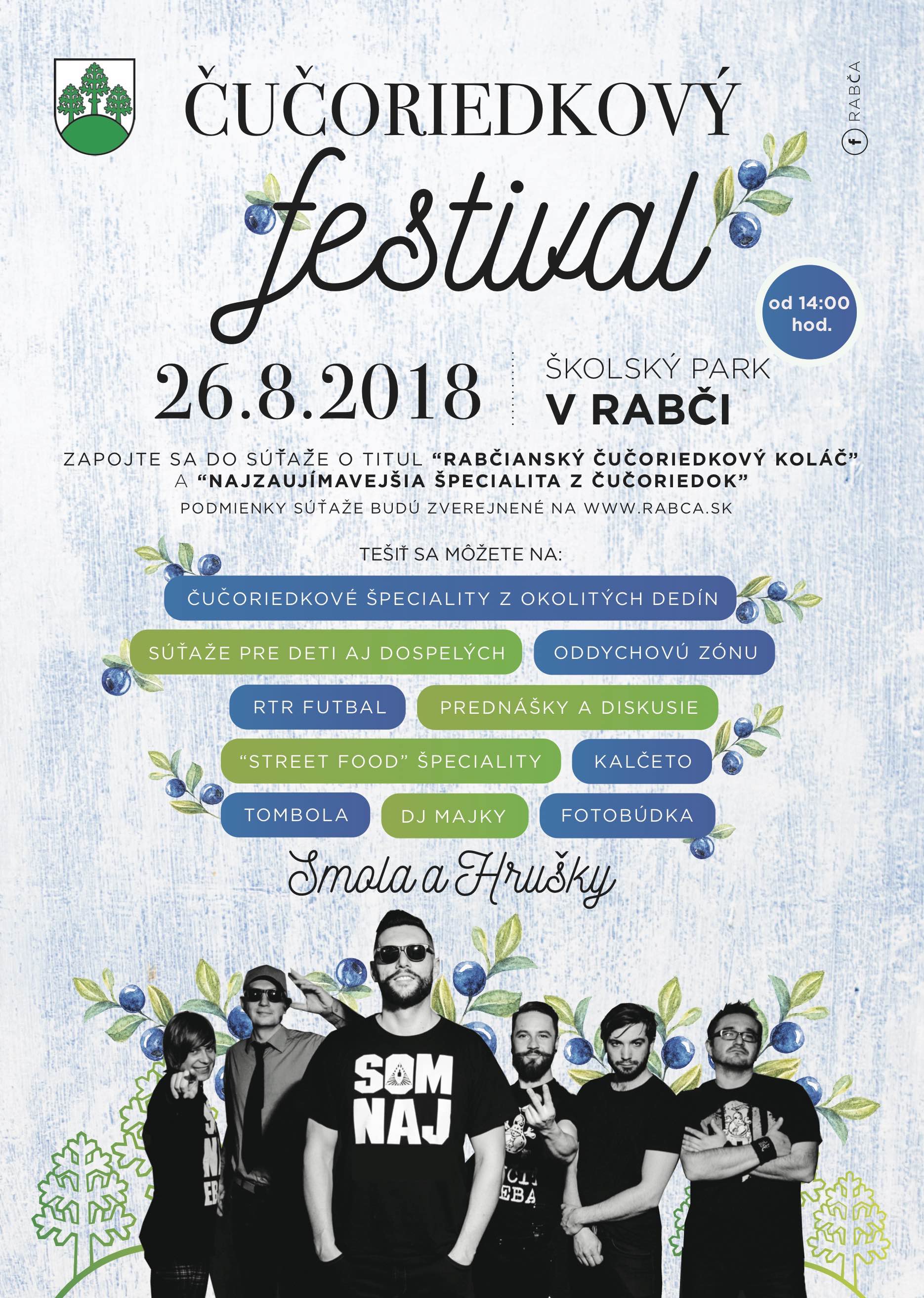 Čučoriedkový festival v Rabči 2018 - 1. ročník
