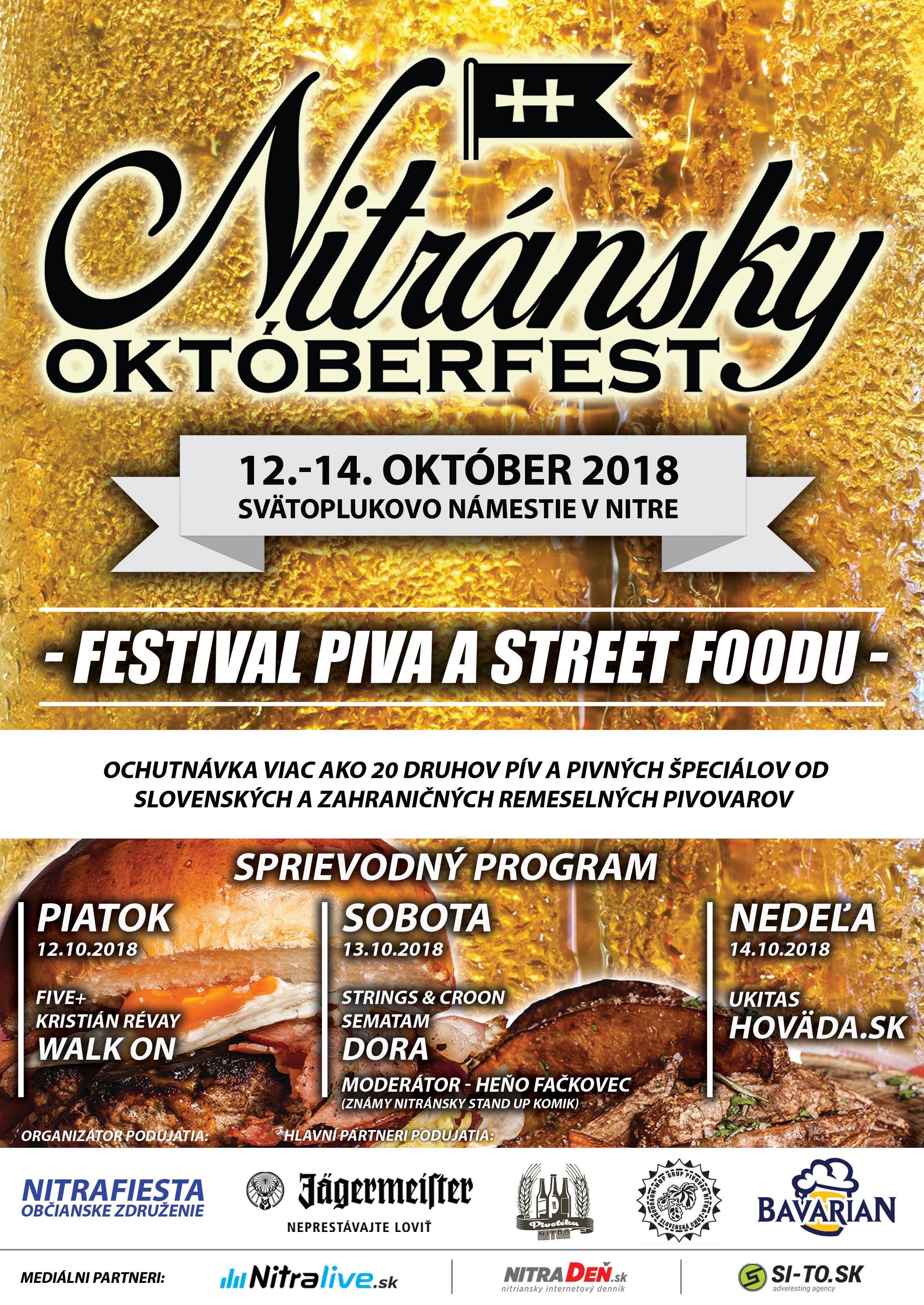 Nitránsky Októberfest 2018 Nitra - 2. ročník