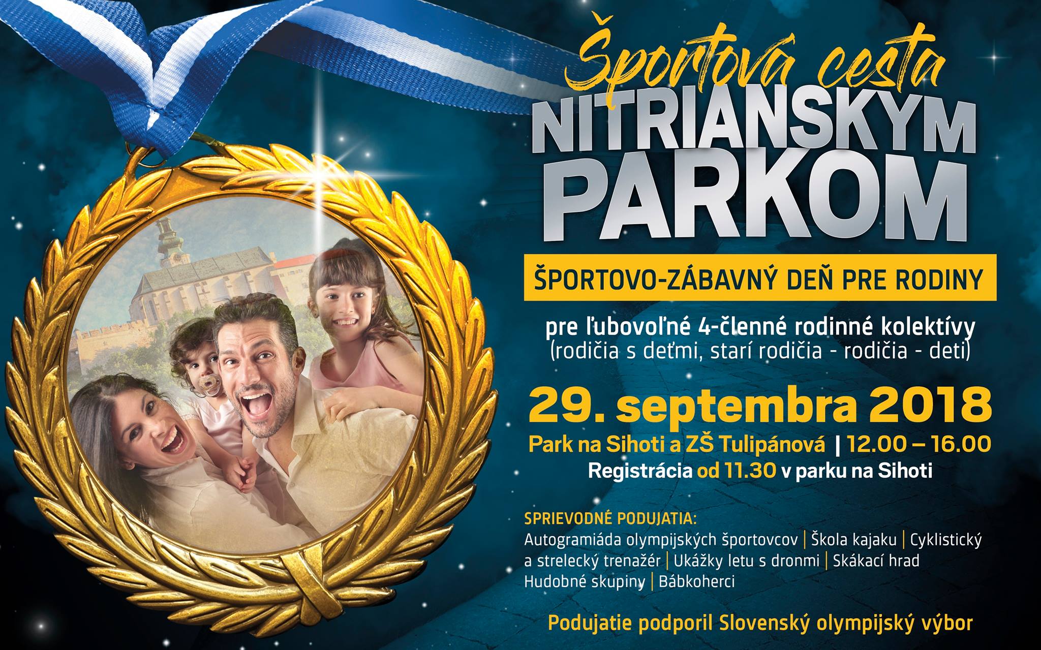 portov cesta nitrianskym parkom 2018 Nitra